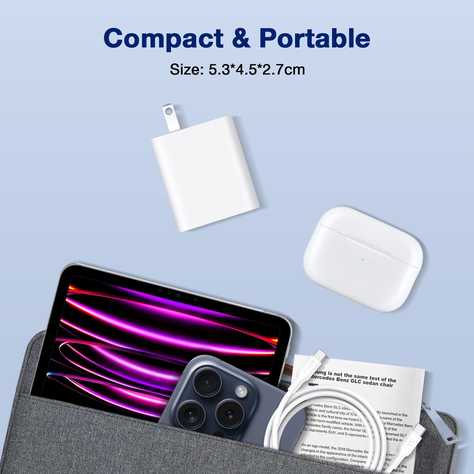 1Hora PD30W charger Super Fast White (GAR164)