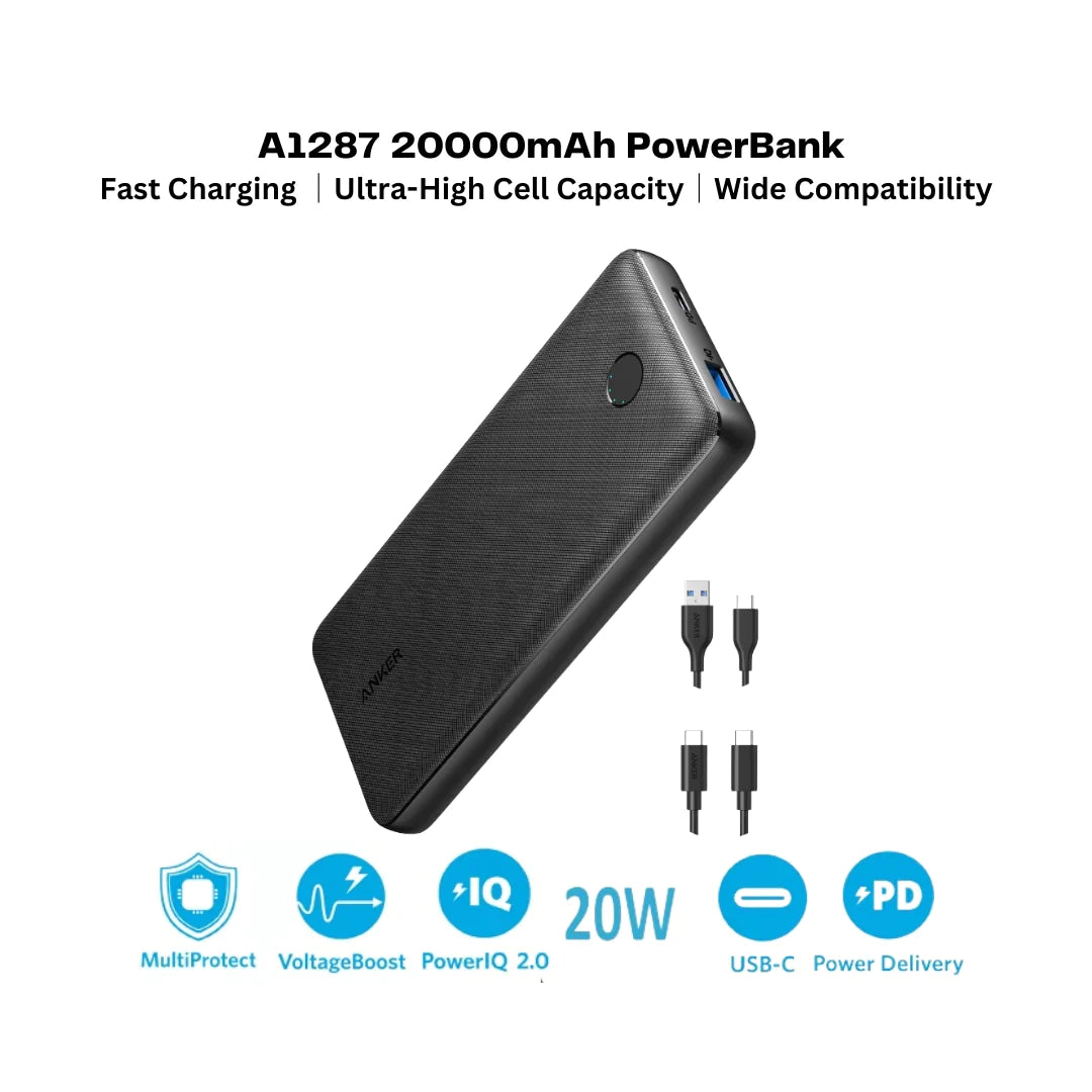 Anker A1287 20000mah PD Power Bank Super Slim