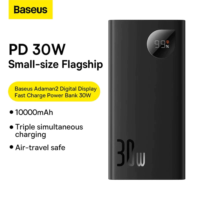 Baseus Power Bank Adaman 2 30W 10000mAh