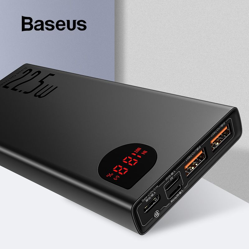 Baseus Adaman Metal 22.5W 20000mAh Fast Charging Power Bank