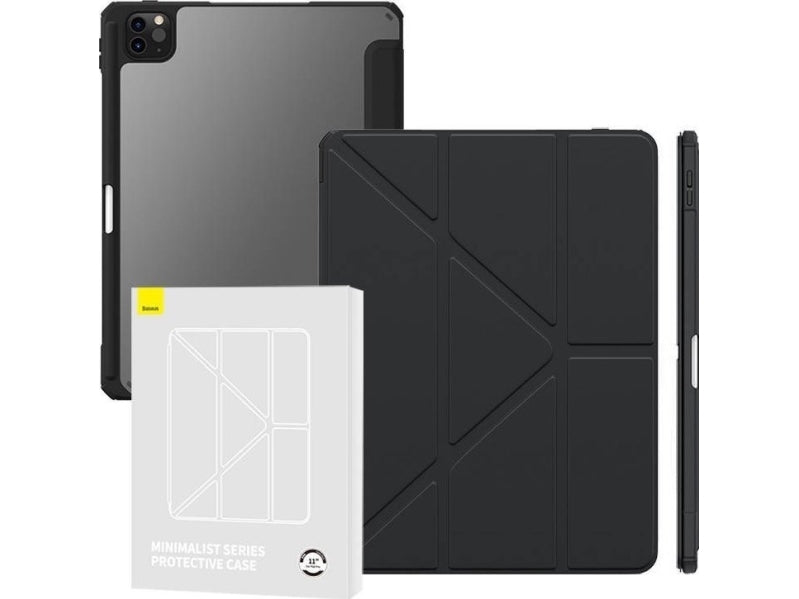 Baseus Minimalist Series Protective Case for Pad Pro (2018/2020/2021/2022) 11-inch, Cluster Black