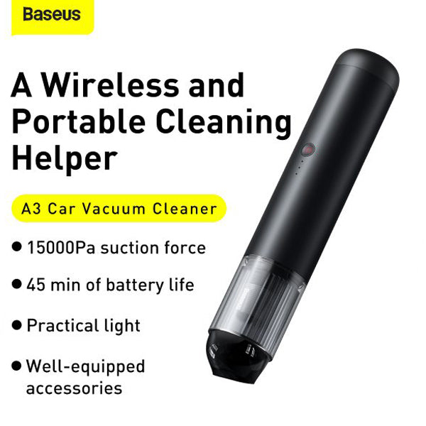 Baseus A3 Handheld Cordless Mini Car Vacuum