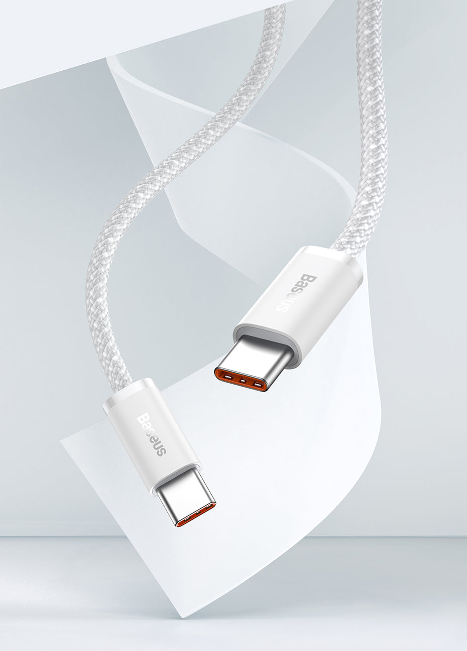 Baseus Dynamic Series Fast Charging Data Cable Type-C to Type-C 100W 2m White