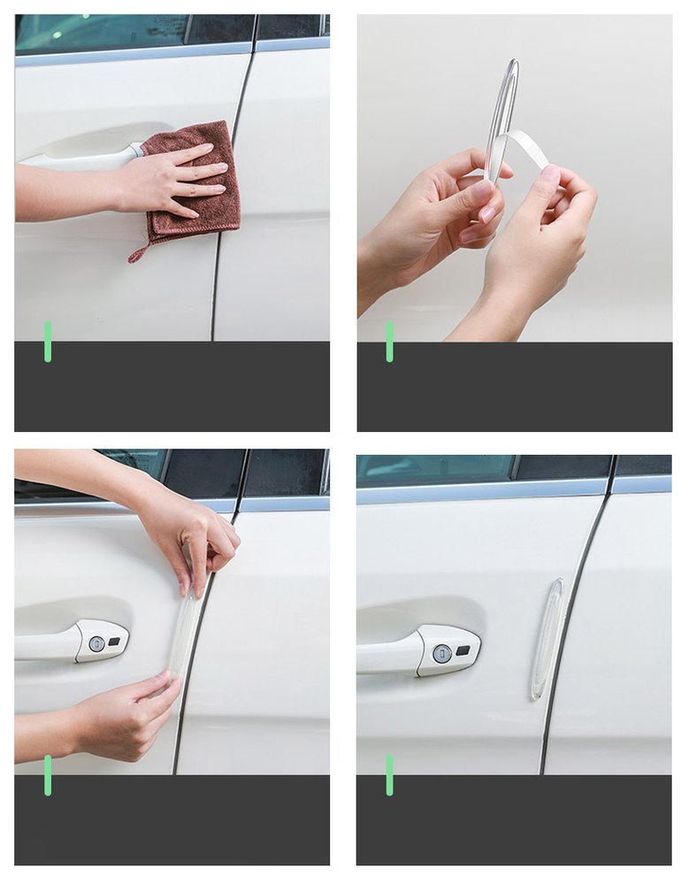 Baseus Streamlined Car Door Bumper Strip White