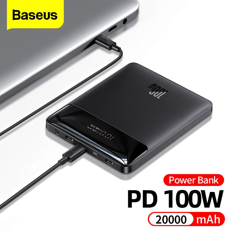 Baseus Blade Series 100W Laptop Fast Charging Power Bank 20000mAh