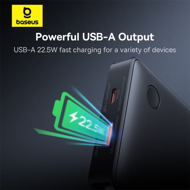 Baseus Airpow Lite Dual-Cable Power Bank 10000mAh 22.5W