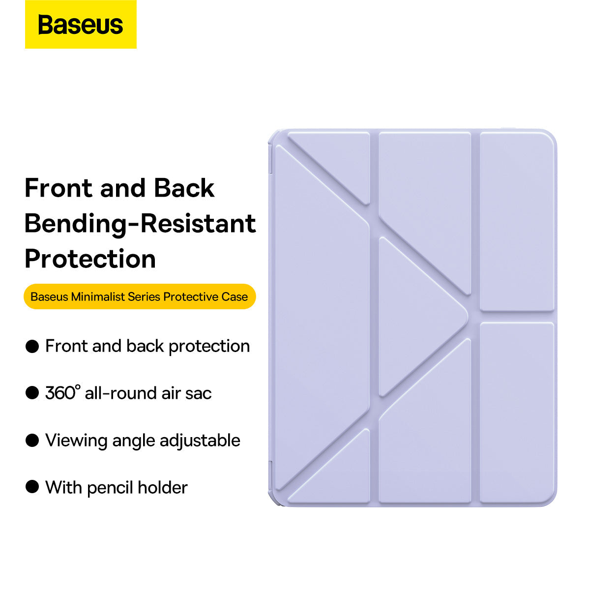 Baseus Minimalist Series Protective Case for IPad Pro 12.9-inch (2018/2020/2021/2022), Galaxy Blue