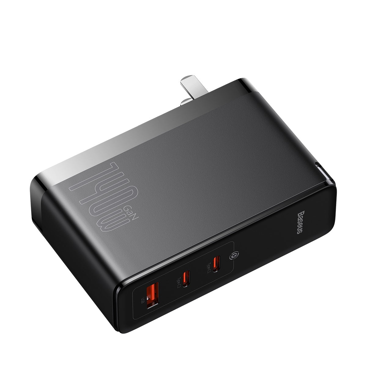 Baseus GaN5 Pro Fast Charger 2C+U 140W CN Black With Superior Series Fast Charging Data Cable Type-C to Type-C 240W（48V/5A) 1m Black