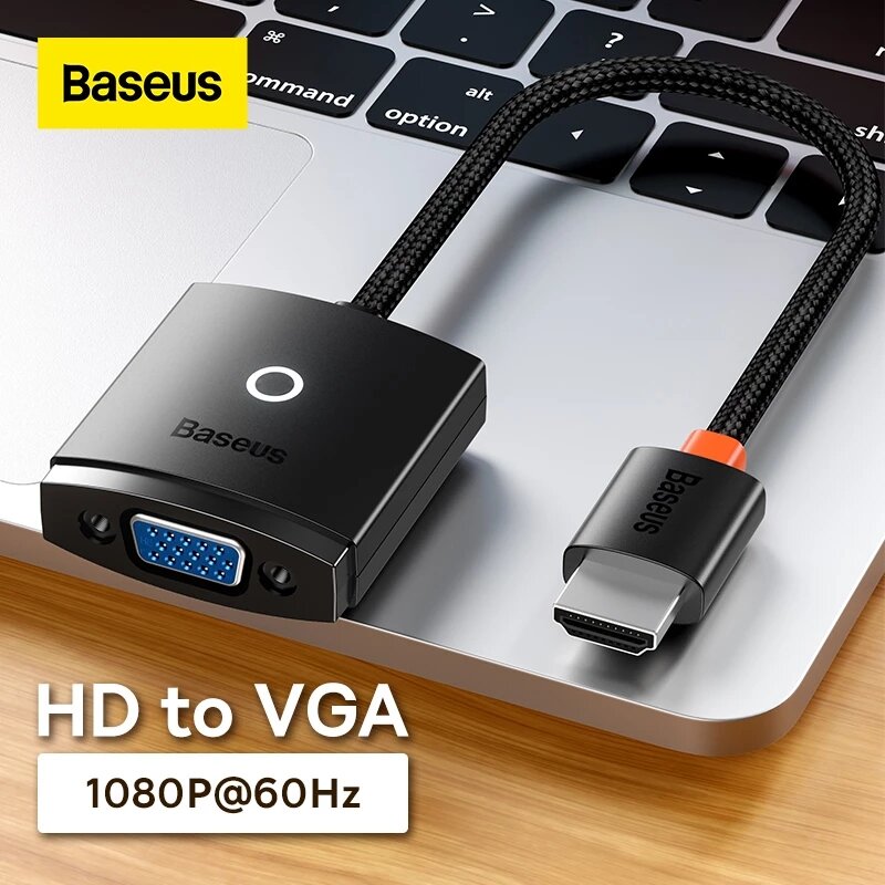 Baseus HDMI to VGA Converter Lite Series Black