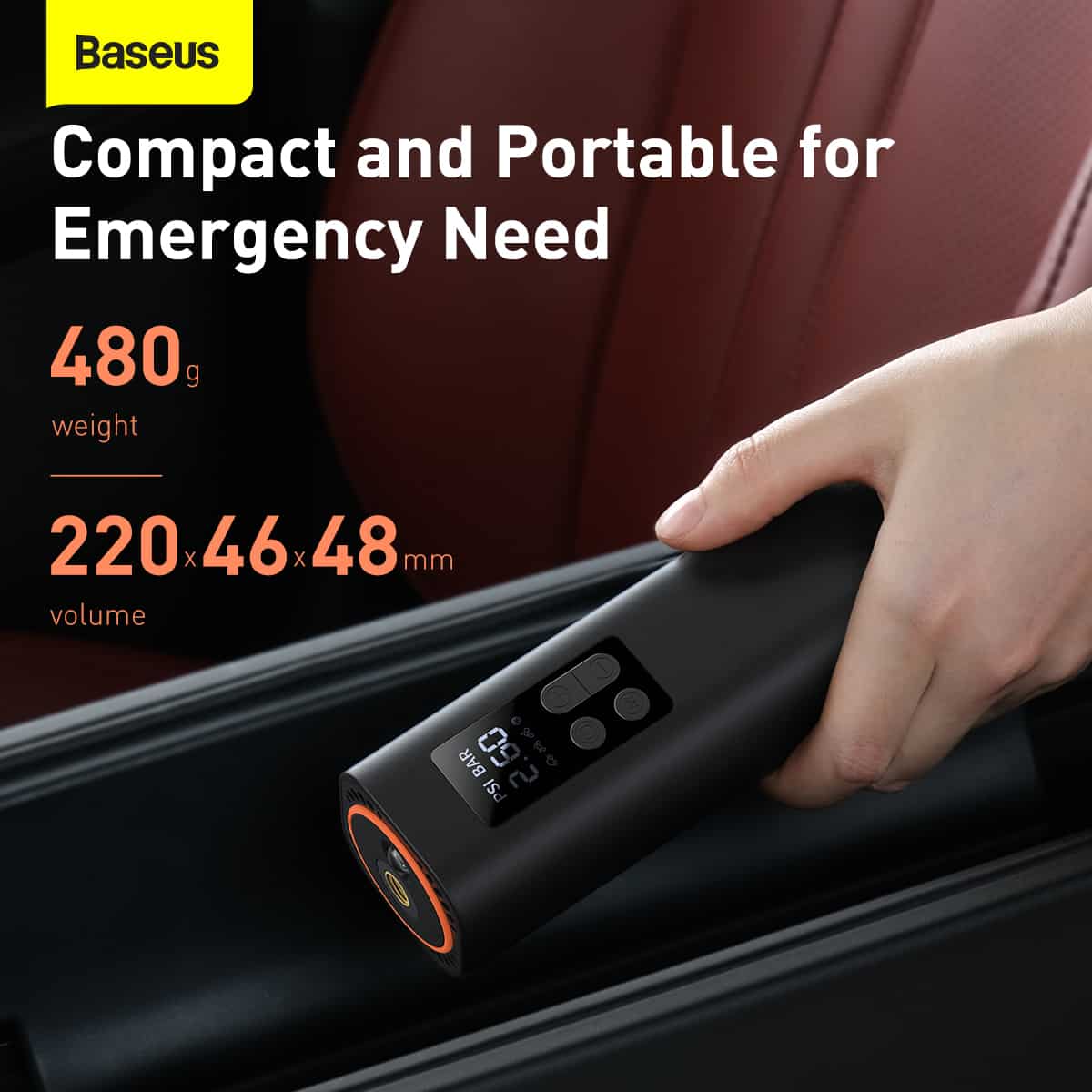 Baseus Inflator Pump Mini with 12V