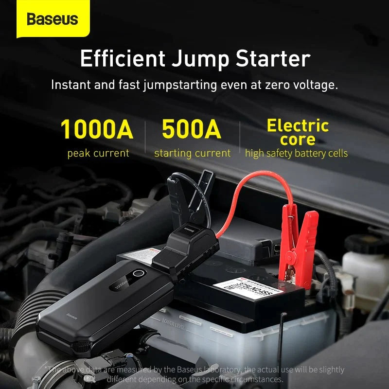 Baseus Super Energy Air Car Jump Starter 10000mAh With Peak Current 1000A