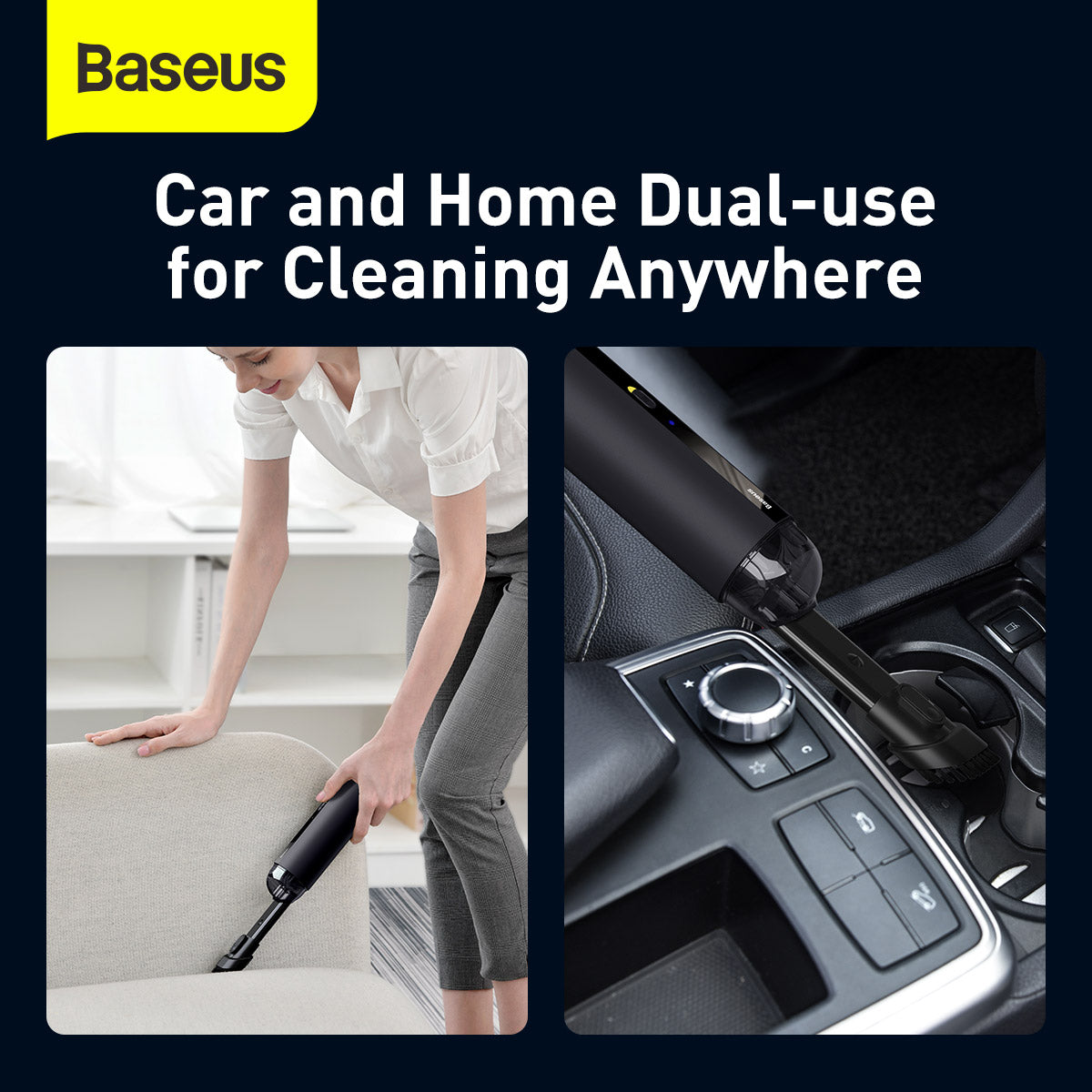 Baseus A2 Cordless Car Vacuum Cleaner 5000pa