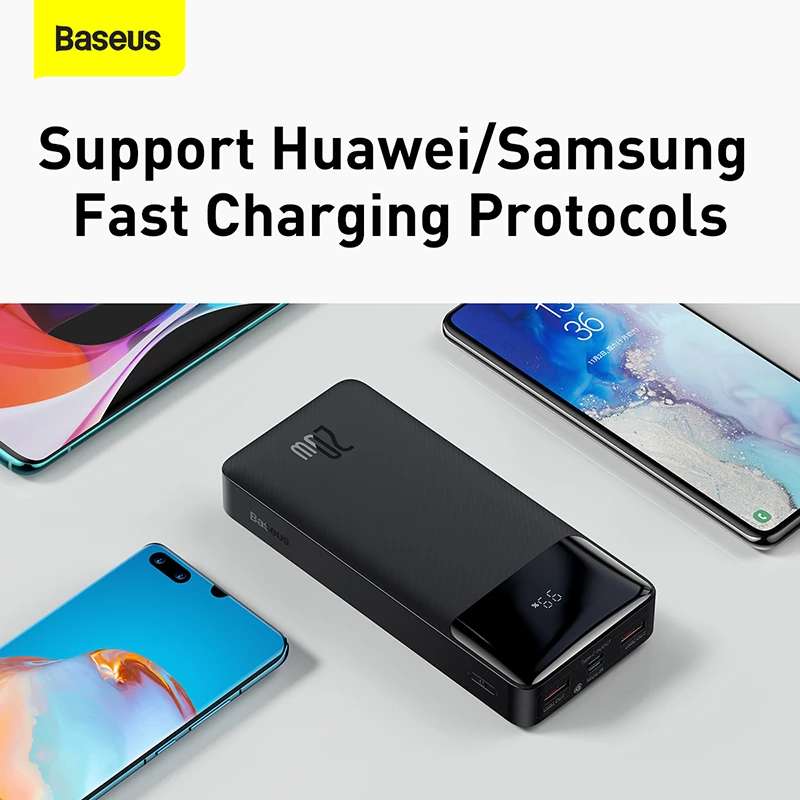 Baseus Power Bank Bipow Digital Display 20000mAh 20W