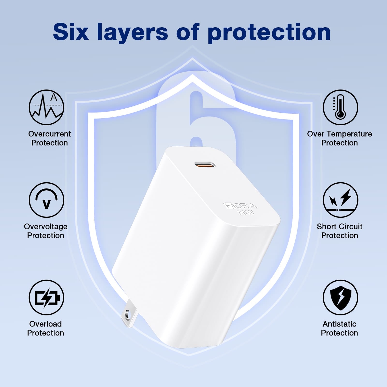 1Hora PD30W charger Super Fast White (GAR164)