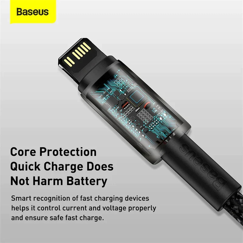 Baseus Tungsten Gold Fast Charging Data Cable Type-C to iP PD 20W