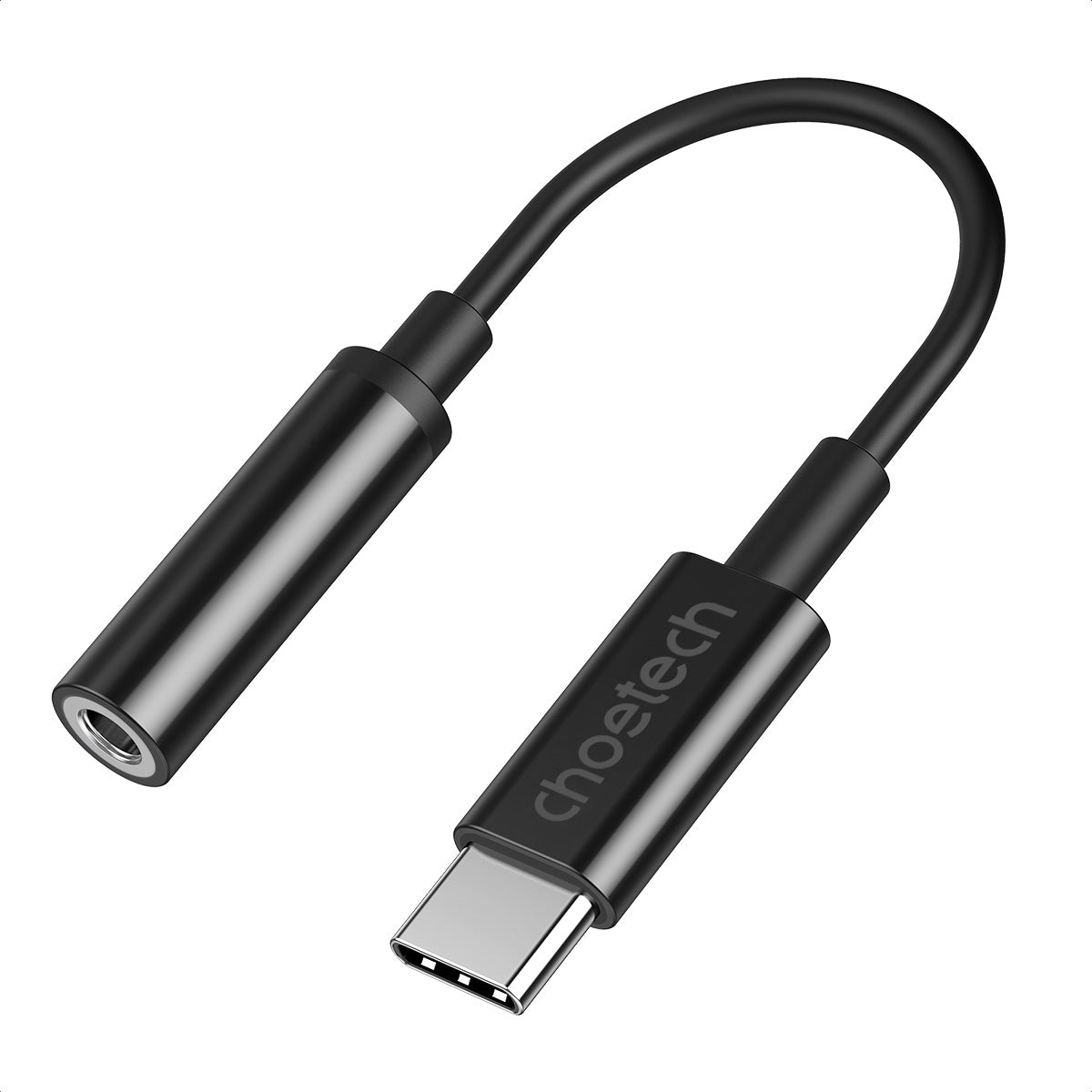 AUX003 Choetech USB-C to DC 3.5mm/Female audio cable black