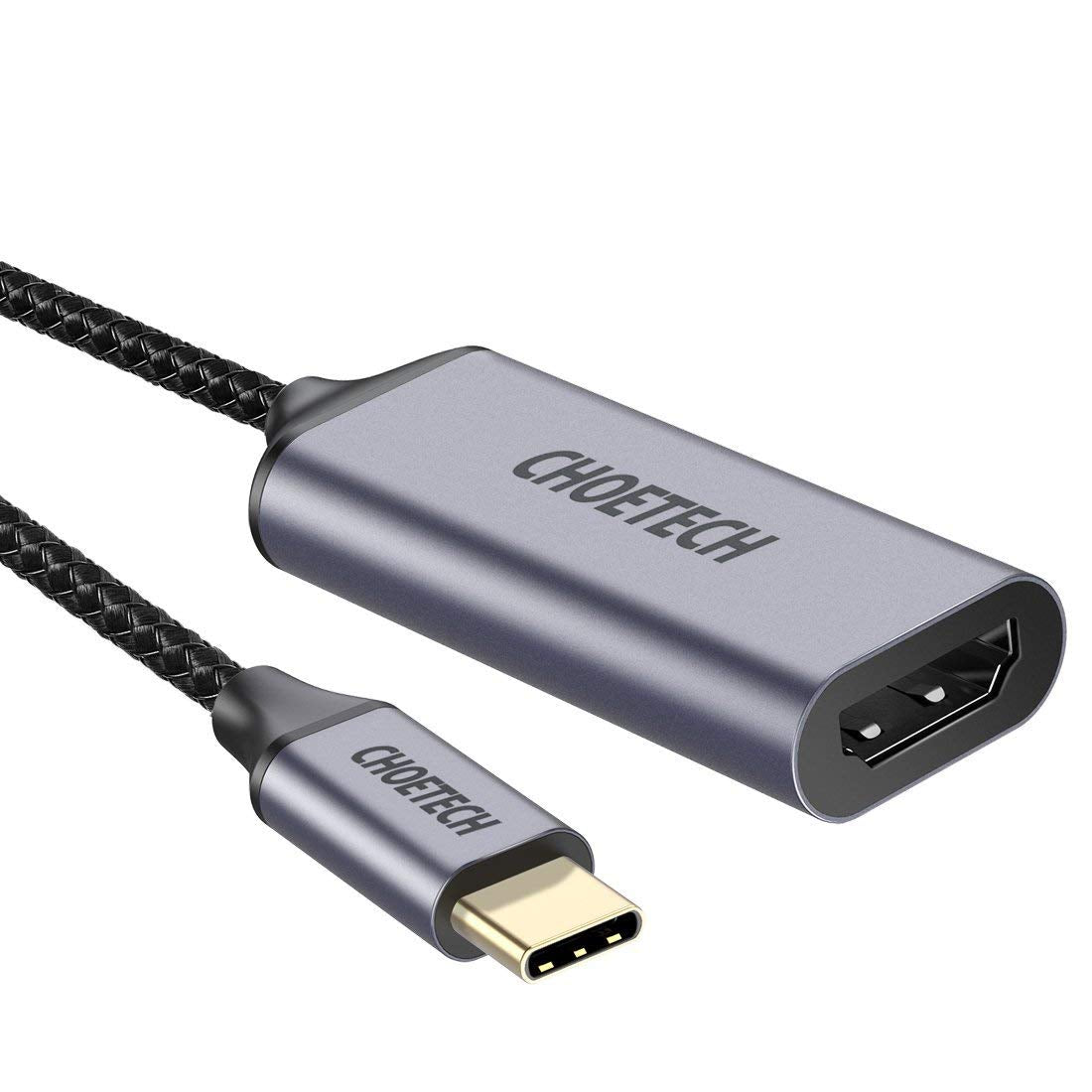 HUB-H10 Choetech USB-C to HDMI Braided Cable Adapter